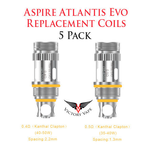  Aspire Atlantis / EVO Coils • 5 pack 