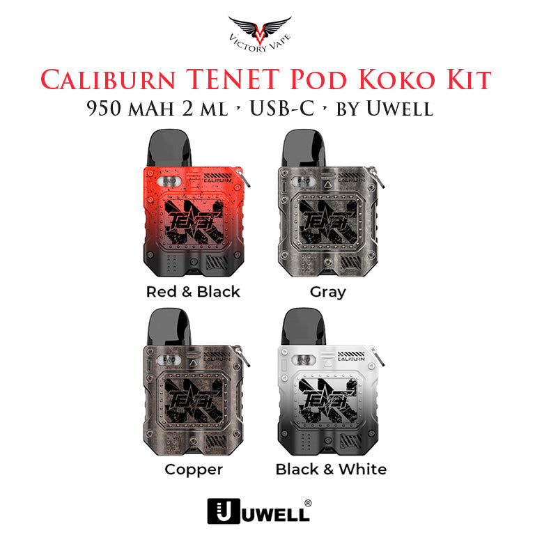 Uwell Caliburn TENET KOKO Pod Starter Kit • 950 mAh 2ml USB-C