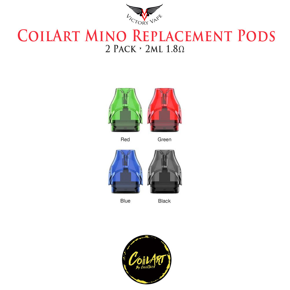  CoilArt Mino Replacement Pods • 2 pack 1.8Ω 