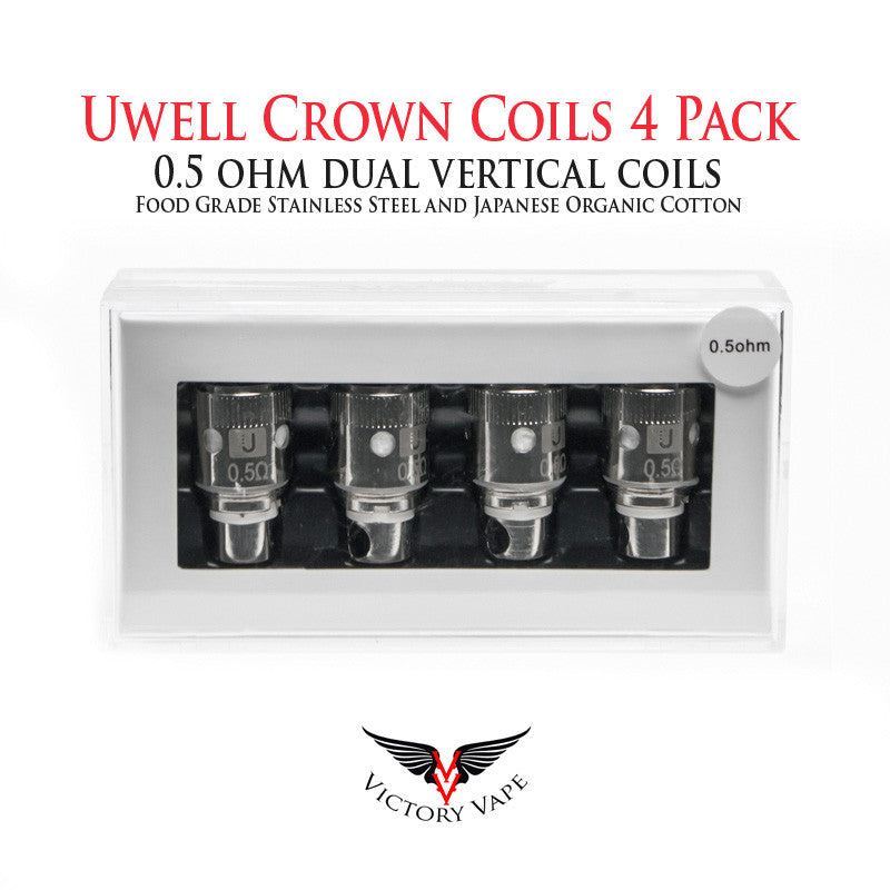  Uwell Crown I Replacement Coils • ORIGINAL CROWN • 4 pack 