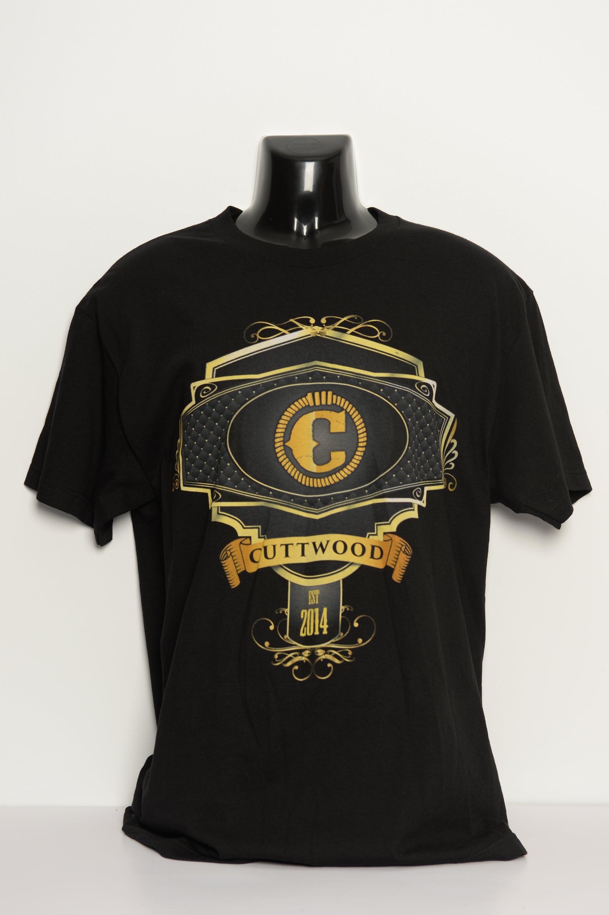  T-shirt • Cuttwood • Black w/ Gold L 