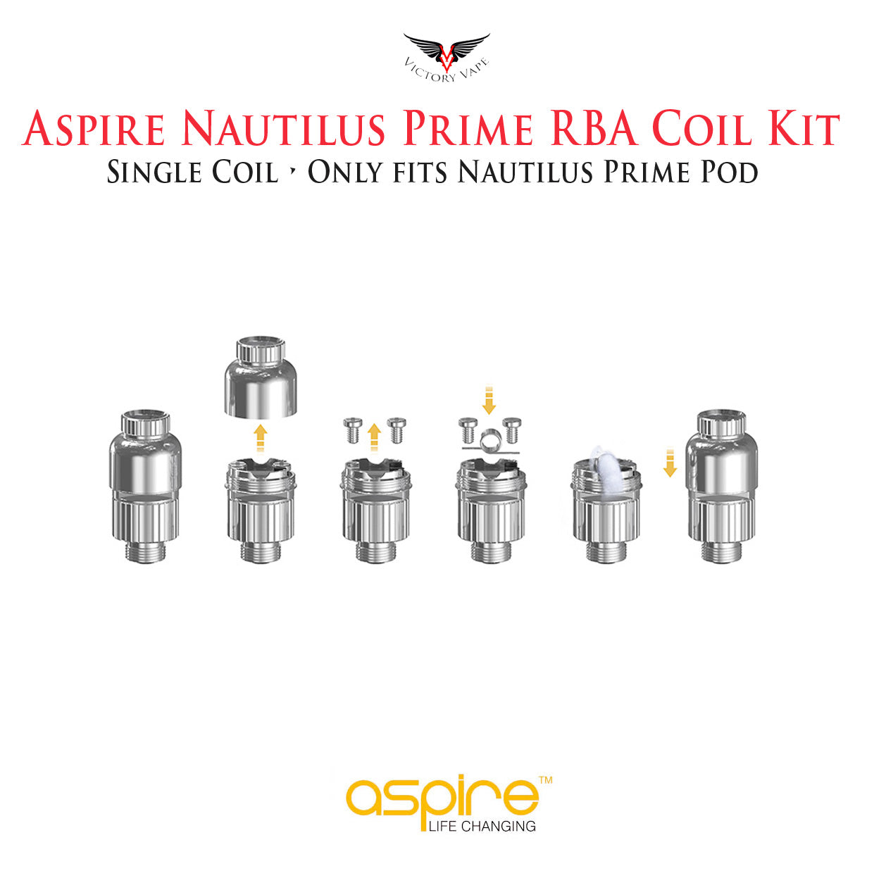  Nautilus Prime Pod RBA Coil Kit 