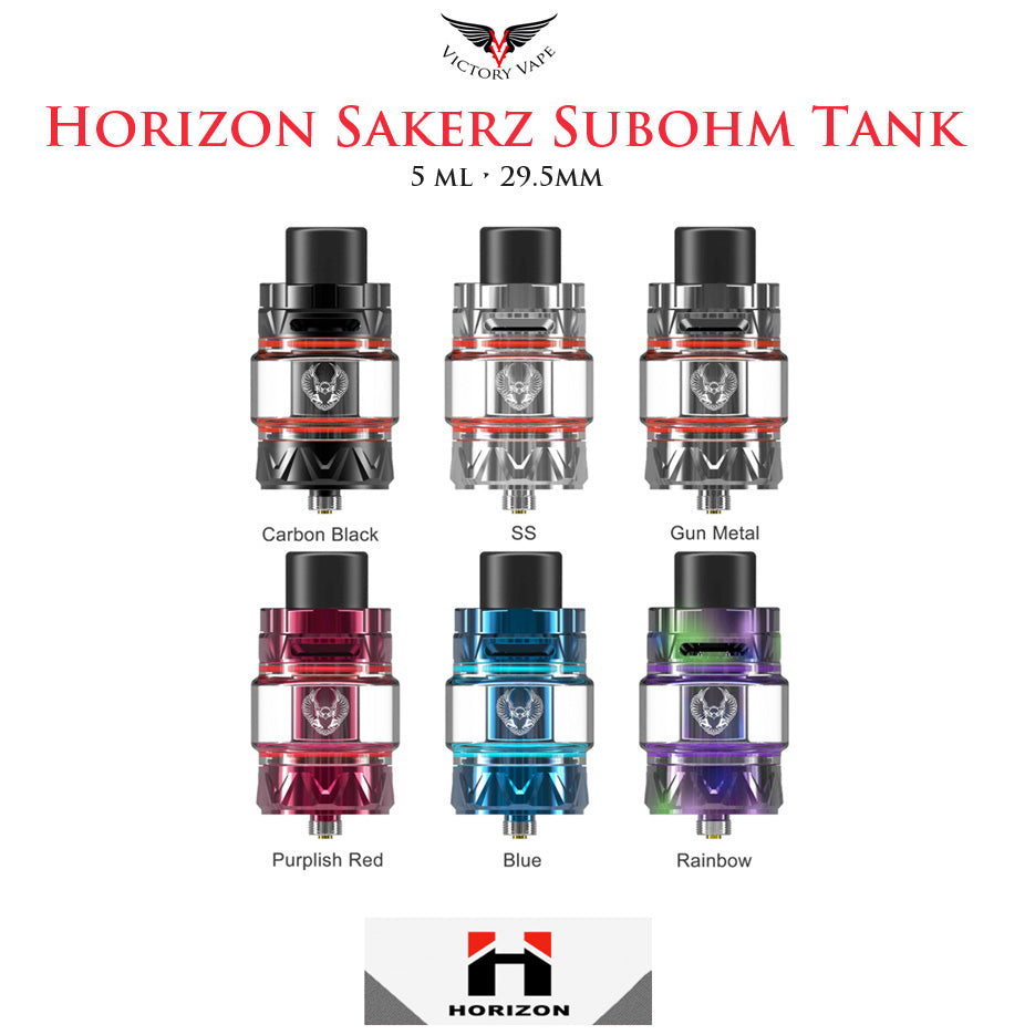  HorizonTech SAKERZ Subohm Tank • 5ml 29.5mm 