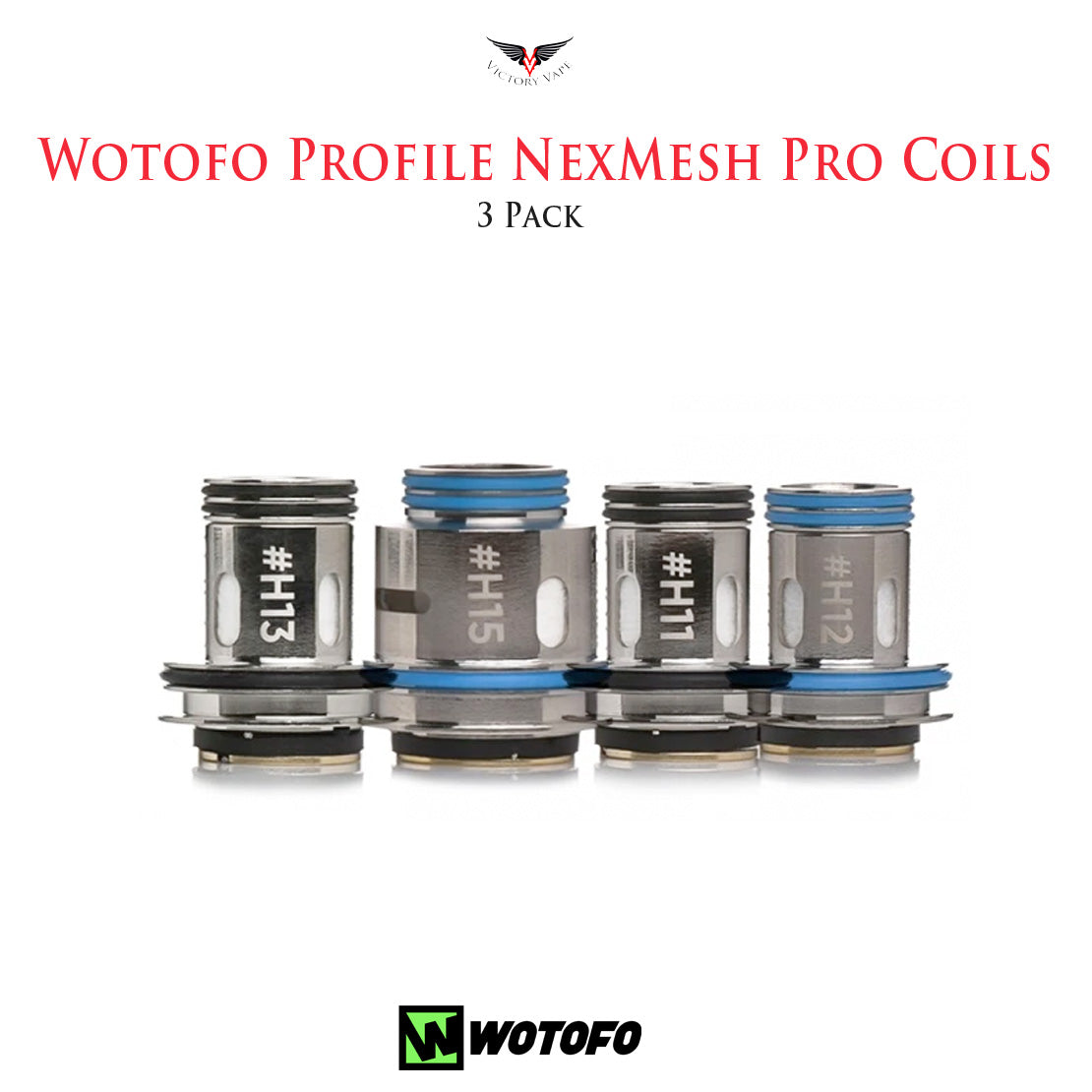  Wotofo NexMesh Pro Subohm Tank Coils • 3 Pack 