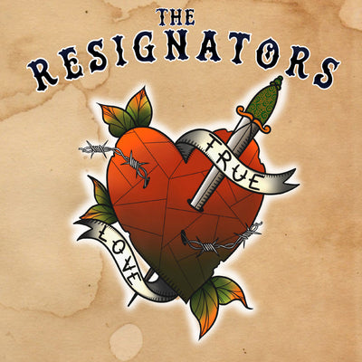 The Resignators •  "Bluebird Tattoo" 7 inch vinyl • b/w "True Love"