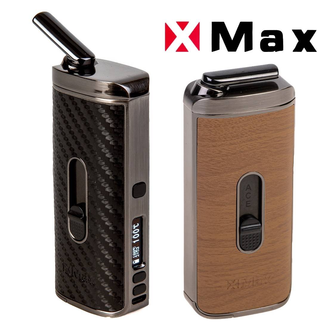 XMAX ACE Dry Herb Vaporiser • w/ replaceable 2600 mAh 18650 battery