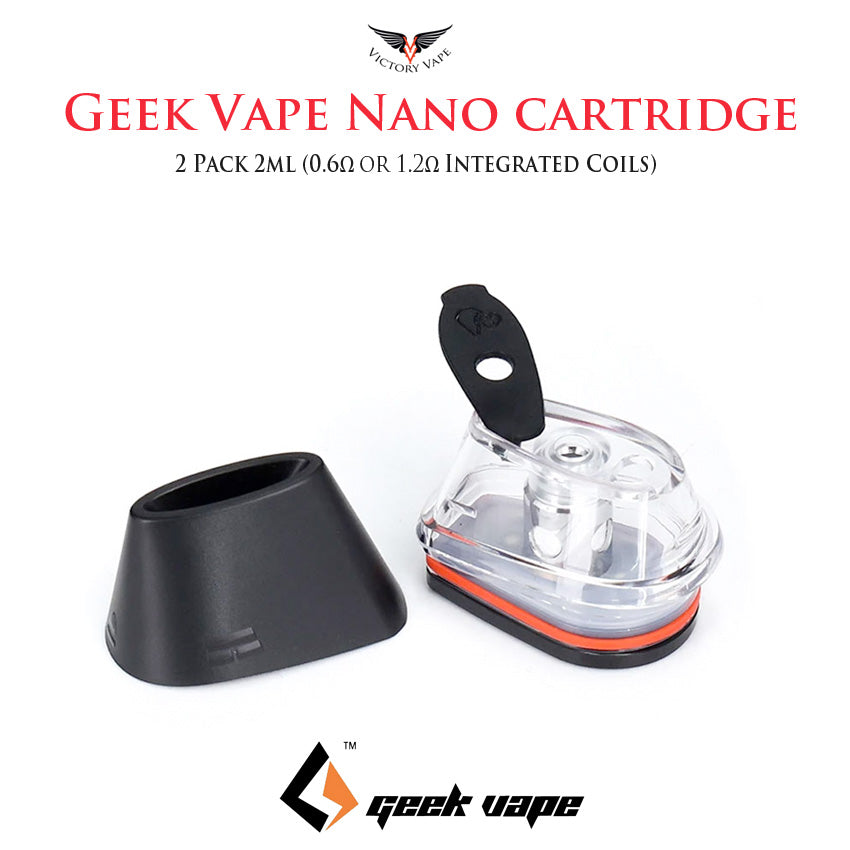  Geek Vape Aegis NANO Pod Cartridge • 2 pack 2ml (with built-in coils) 