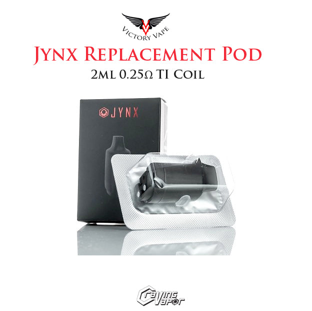  JYNX Replacement Pods by Craving Vapor • 2ml 0.25 TI coil 