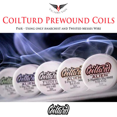 CoilTurd Prewound Coils (USA) • 1 Pair