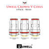 Uwell Crown 5 V Replacement Coils • 4 Pack