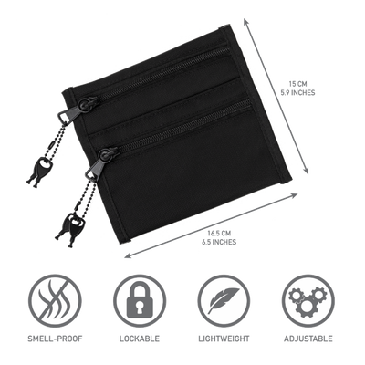 DL BAGS • SMELL PROOF LOCKABLE POUCH