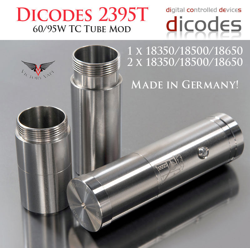  Dicodes 2395T 60W/95W TC vv/vw Tube Mod stackable dual battery (made in Germany) 