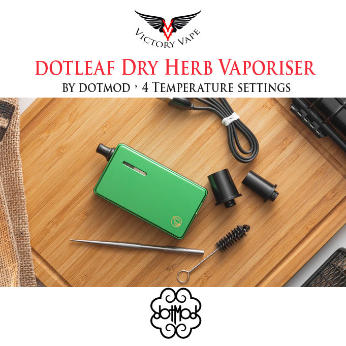  dotmod dotLeaf 1.5 Dry Herb Vaporiser • (Requires 1 x 18650 not included) 