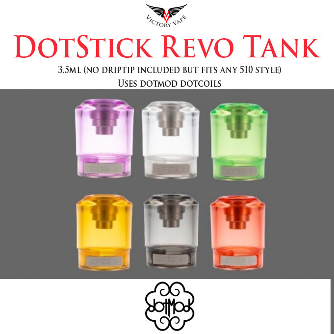  dotStick Revo Pod Replacement Tank • 3.5ml (no driptip, no coil) 
