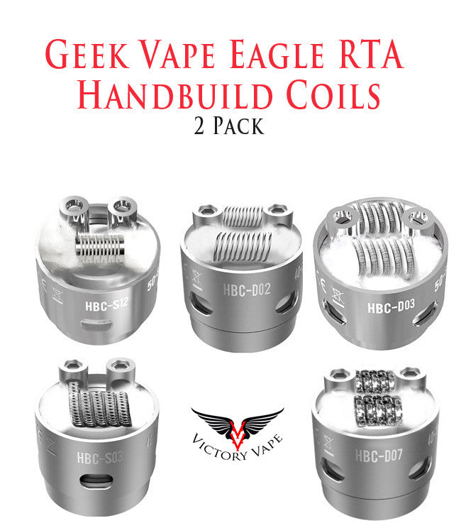  Geek Vape Eagle HBC Handbuilt Coils • 2 pack 