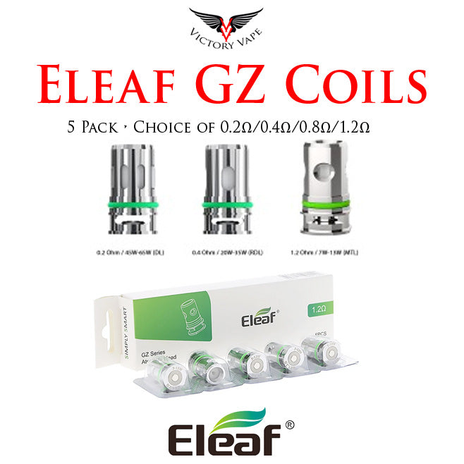  Eleaf GZ Series Replacement Coil for GZeno Tank, iStick P100 Kit, Gzeno S Tank • 5 pack 