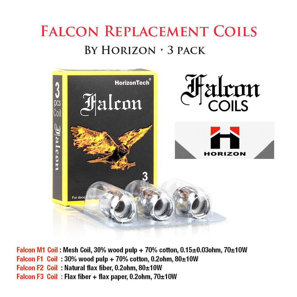  Horizon Falcon Replacement Coils • 3 pack 