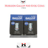 Horizon Gallop E-fog Pod Replacement Coils • 3 Pack