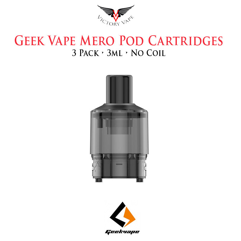  Geek Vape Mero Empty Pod Cartridges • 3 Pack 3ml (no coil) 