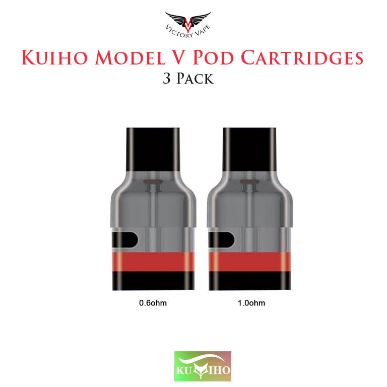 Kuiho Model V Pod Cartridges • 3 Pack 2ml