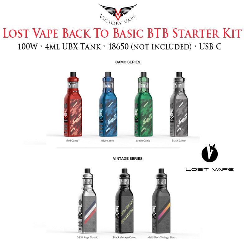  Lost Vape Back to Basic 100W TC Starter Kit • 4ml (18650) 