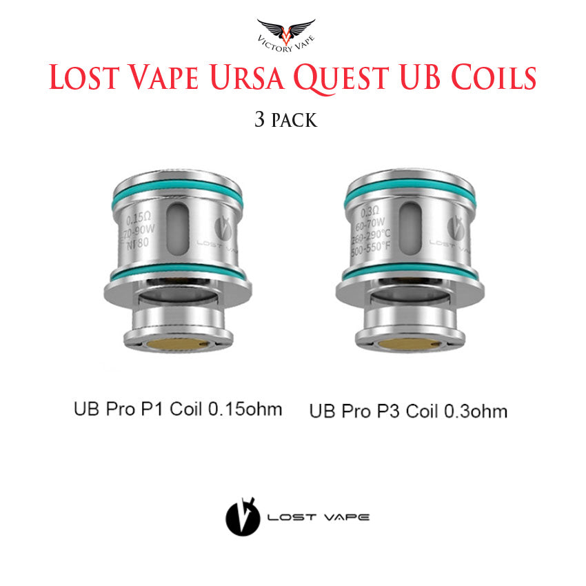  Lost Vape UB Pro Tank Replacement Coil • 3 Pack 