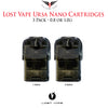 Lost Vape URSA NANO UB Lite Pod cartridge • 3 Pack
