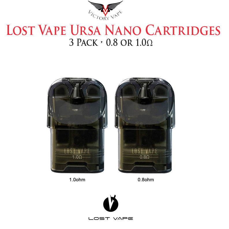  Lost Vape URSA NANO UB Lite Pod cartridge • 3 Pack 