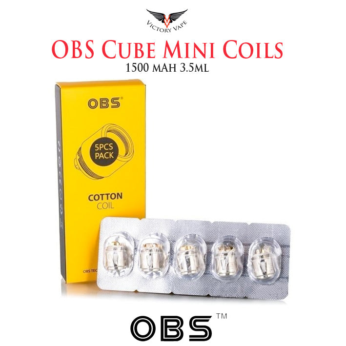  OBS Cube Mini Coils • 5 Pack 