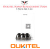 Oukitel Nano Replacement Pods • 3 Pack 2ml 1.6Ω