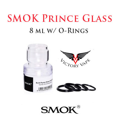  SMOK TFV12 Prince Replacement Glass • 8ml bubble glass 