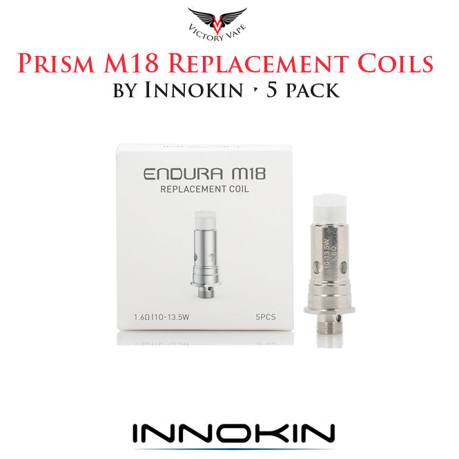 Endura M18 Pod Replacement Coils • 5 Pack 1.6Ω 