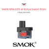SMOK RPM LITE 40W POD Cartridges • 3 Pack (No coil)