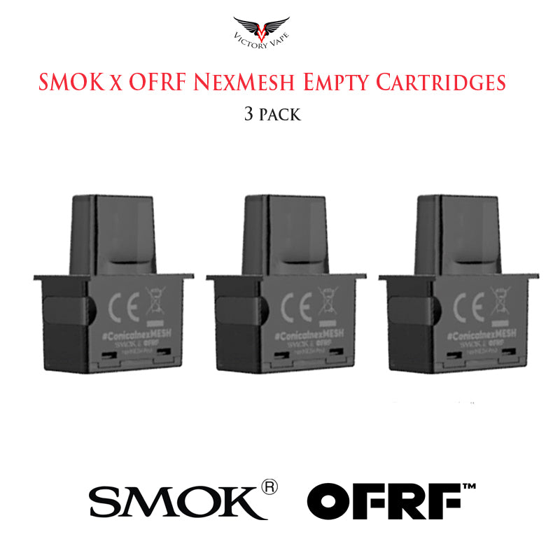  SMOK X OFRF NexMesh Pod Replacement Cartridge • 3 Pack Empty 