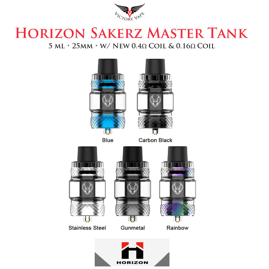  HorizonTech SAKERZ MASTER Subohm Tank • 5ml 25mm 