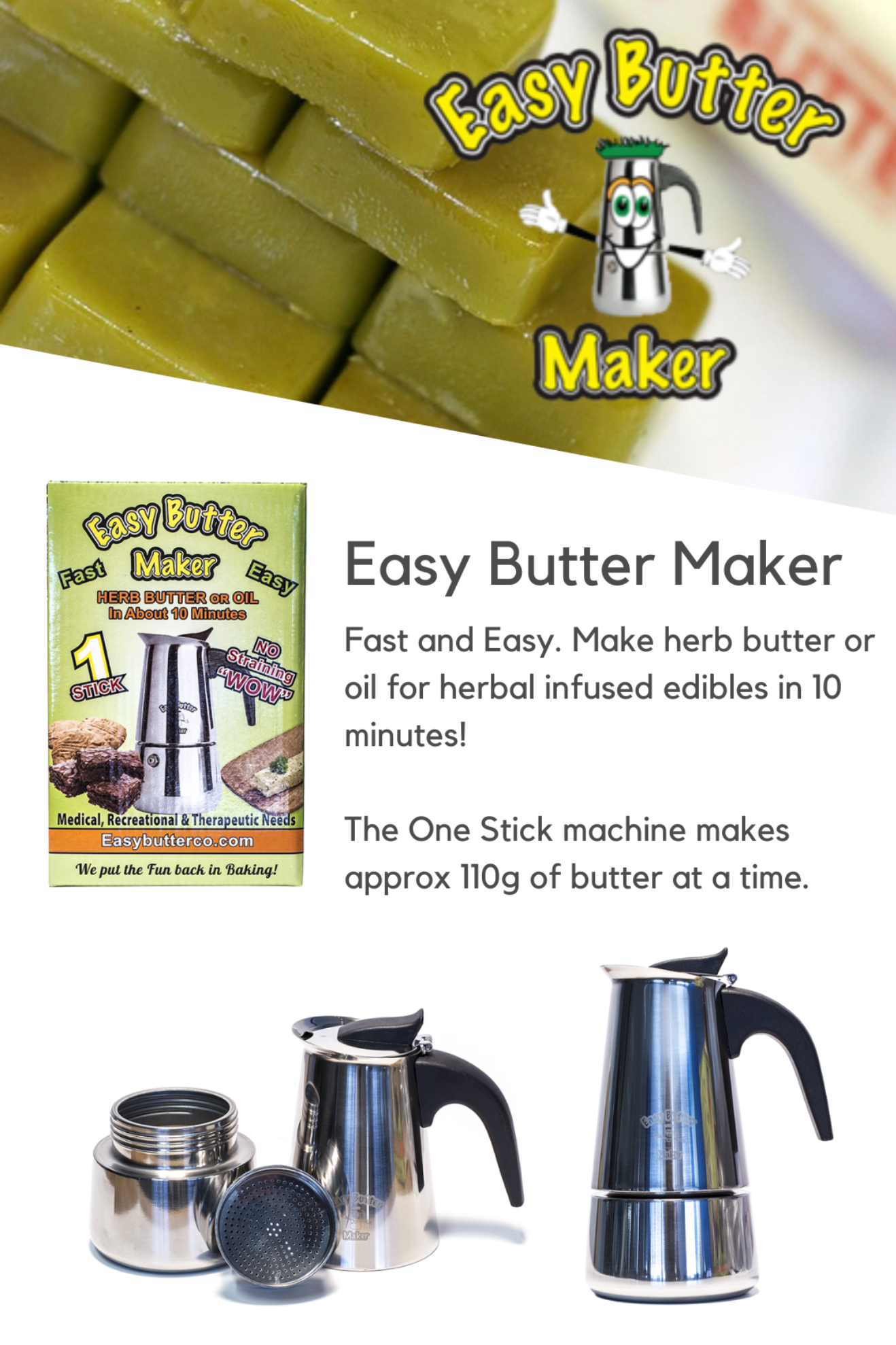 Easy Butter 1 Stick Magic Butter Maker by EASY Hong Kong
