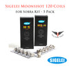 Sigelei Moonshot 120 Sobra Coils • 5 Pack