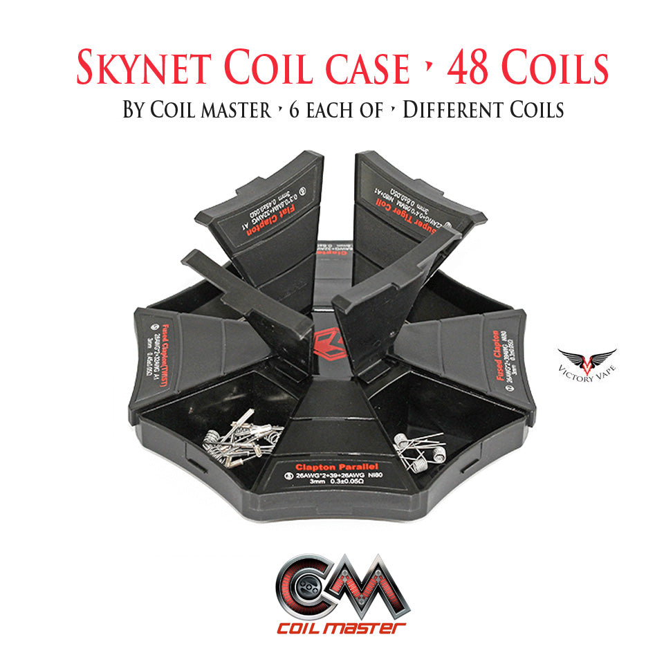  Skynet Coil Case 48 prewound coils of 8 varieties 