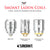  Smoant Ladon Replacement Mesh Coils • 3 Pack (except single RBA.) 
