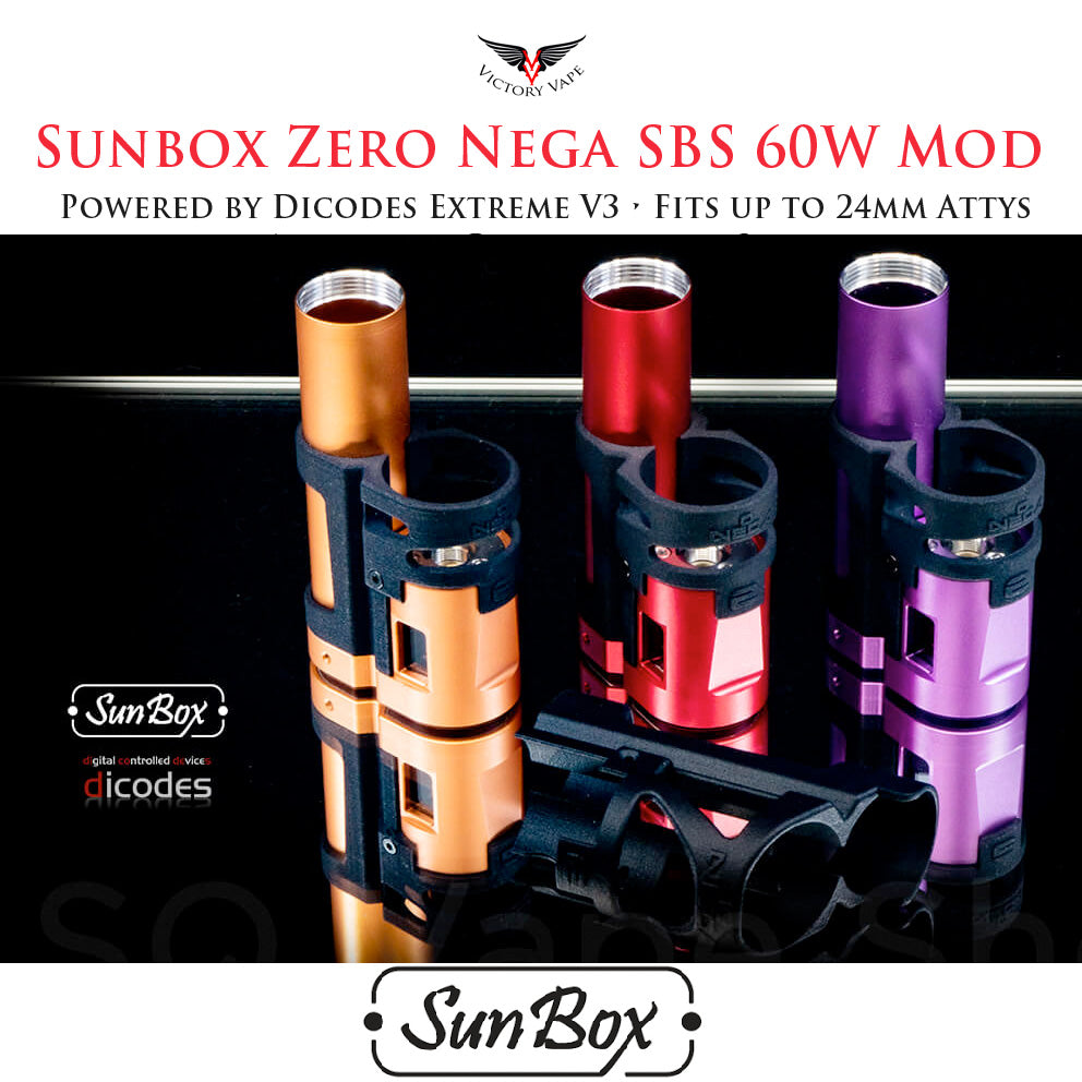  Sunbox Zero Nega 2 60W Side by Side  • Coloured Edition SBS • Powered by DiCodes Extreme V3 chip 