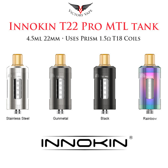  Innokin T22 PRO MTL Tank • 22ml 4.5ml 