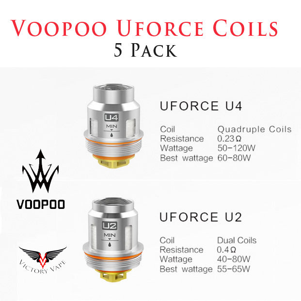  Voopoo Uforce Coils • 5 pack 