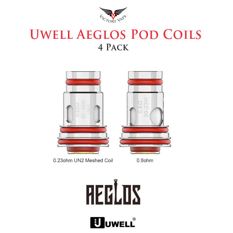  Uwell Aeglos / Aeglos P1 Pod Coils • 4 pack 