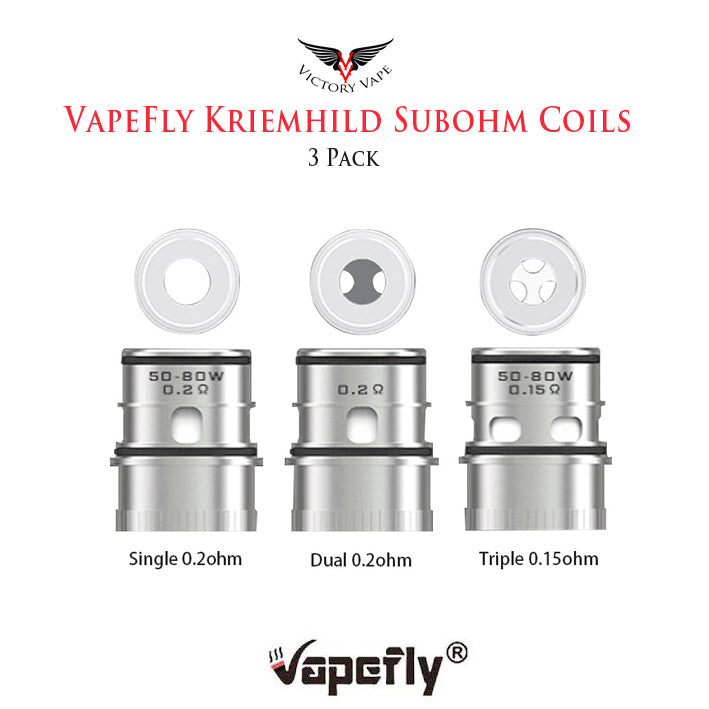  Vapefly Kriemhild Subohm Tank Replacement Coils • 3 Pack 