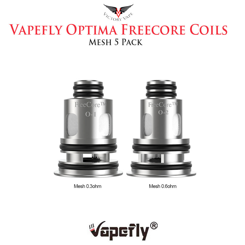  Vapefly Optima Pod Freecore Mesh Replacement Coils • 5 Pack 