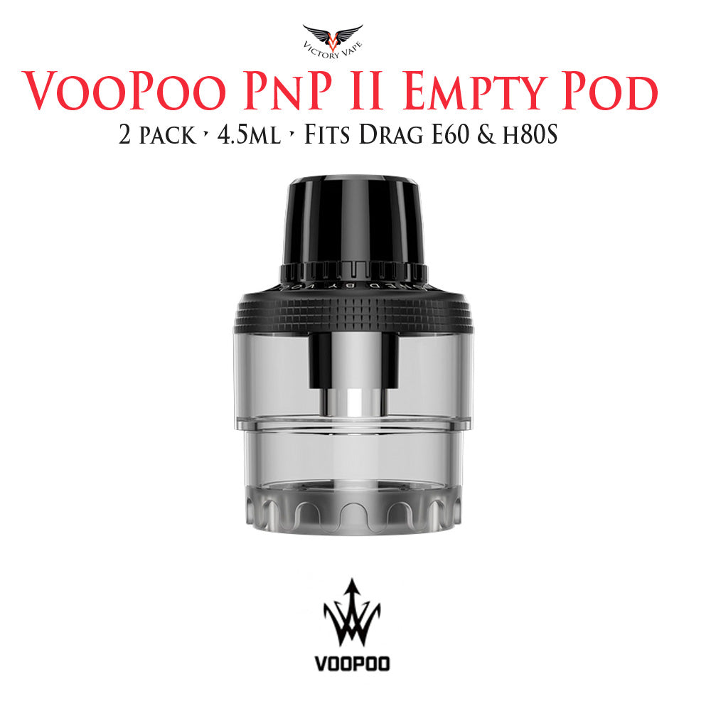  PnP II Empty Pod for Drag E60 & H80S  • 2 pack 4.5ml (pod only) 
