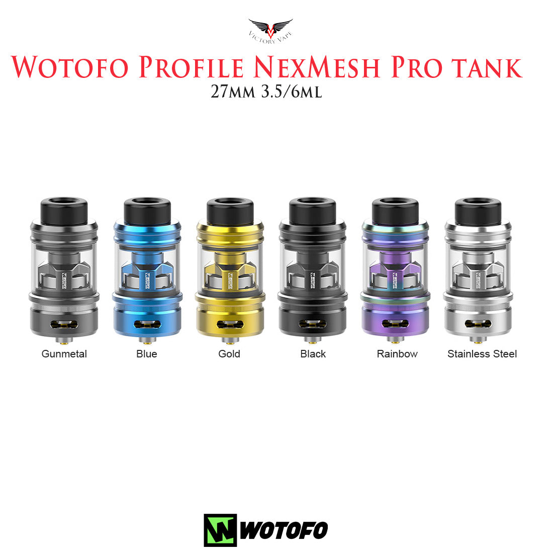  Wotofo NexMesh PRO Subohm Tank • 3.5/6ml 27mm 