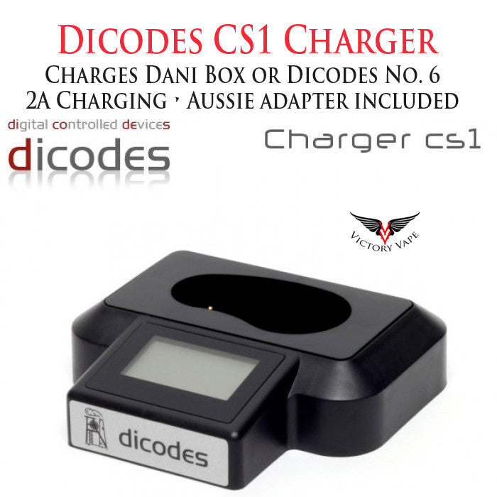  Dicodes CS1 charger (suits all Dicodes box mods) 