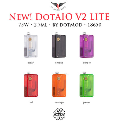 NEW! dotmod dotAIO LITE MTL V2 75W Pod Style Starter Kit • 2.7ml