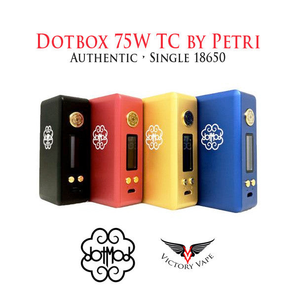  Dotbox 75W TC vv/vw box mod by Petri 